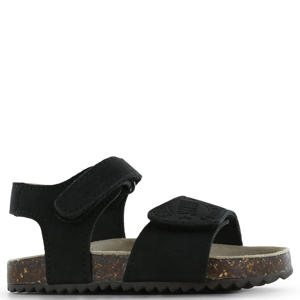 leren sandalen zwart