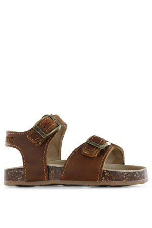 leren sandalen donkerbruin