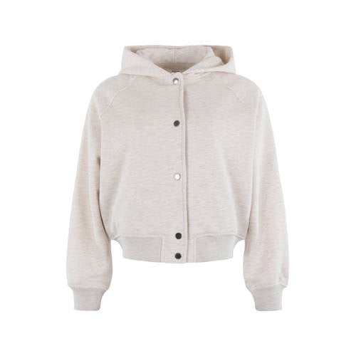 Moscow sweatvest beige broderie afbeelding