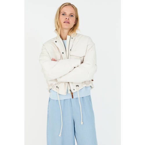 Moscow reversible jas ecru afbeelding