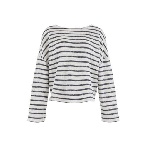 Moscow gestreepte sweater donkerblauw afbeelding
