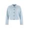 Moscow sweatvest lichtblauw