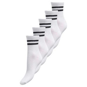 sportsokken - wit (set van 5)
