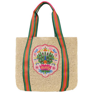 raffia shopper naturel