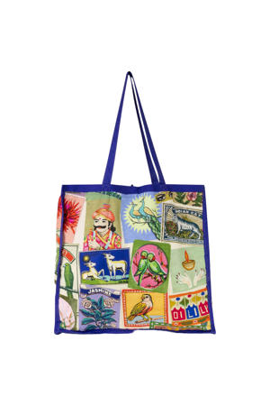 shopper Surendra blauw