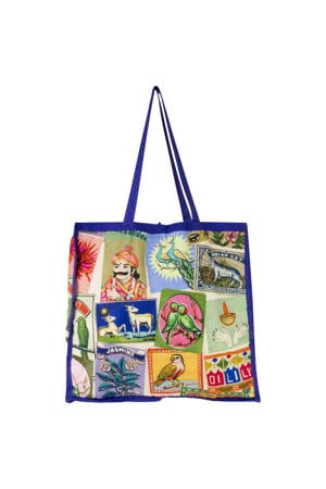 shopper Surendra blauw