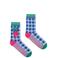 Oilily geruite sokken Asockies blauw