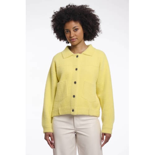 Rino & Pelle cropped blazer geel afbeelding