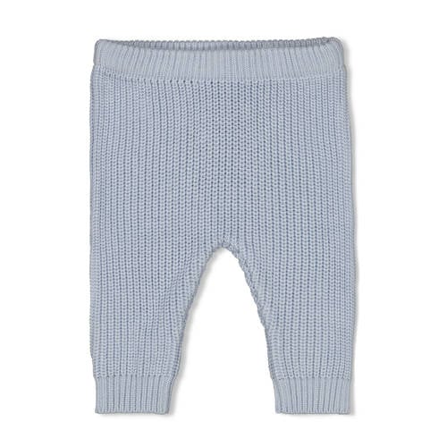 Feetje grof gebreide babybroek The Magic is in You lichtblauw afbeelding