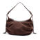 Manfield suede schoudertas bruin