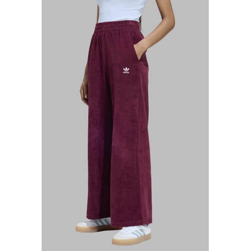 adidas Originals joggingbroek loose donkerrood afbeelding