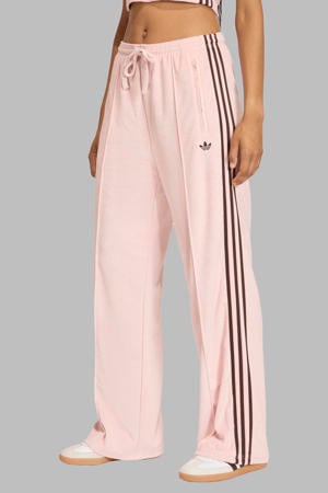 Terry Towel joggingbroek roze/bruin