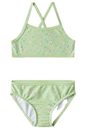 crop bikini groen