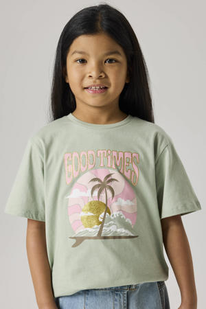 T-shirt grijsgroen
