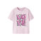NAME IT KIDS T-shirt met printopdruk lichtroze