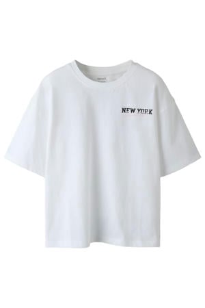 T-shirt met backprint wit