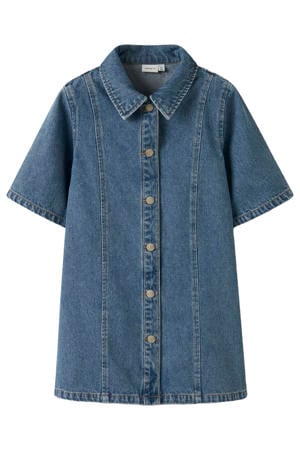 denim blousejurk medium blue denim