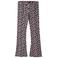 NAME IT KIDS flared gebloemde casual broek zwart