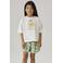 NAME IT KIDS shortama blauw/geel/wit