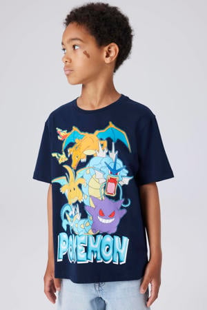 Pokemon T-shirt donkerblauw