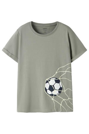 T-shirt grijsgroen
