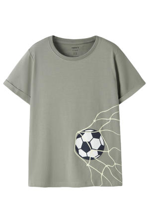 T-shirt grijsgroen