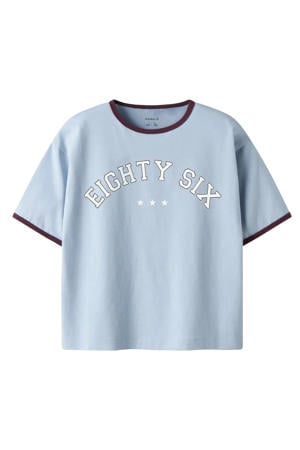 T-shirt lichtblauw