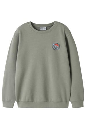 sweater grijsgroen