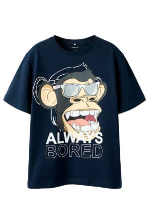 T-shirt donkerblauw