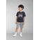 NAME IT KIDS regular sweatshort grijs melange