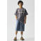 NAME IT KIDS gestreepte T-shirt paars