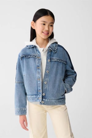 denim spijkerjas blauw
