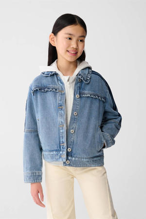 denim spijkerjas blauw