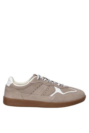 suède sneakers taupe