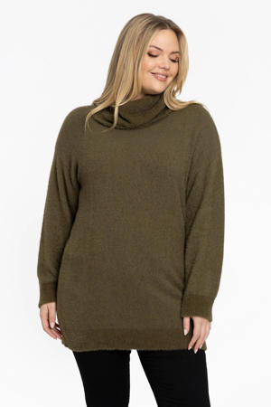 trui Plus Size - lichtgroen