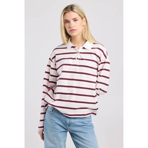 America Today gestreepte top roze afbeelding