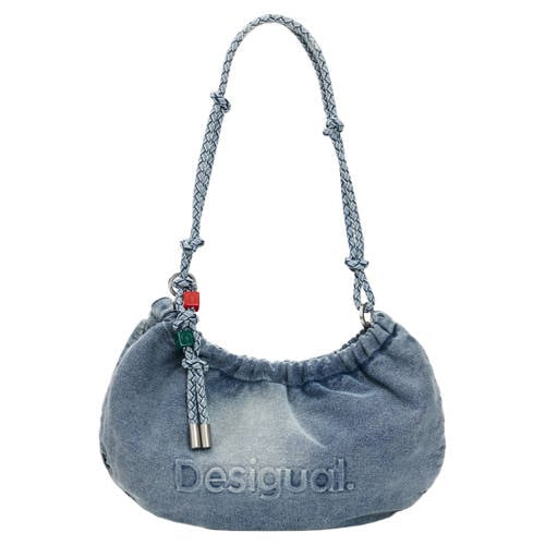 Desigual denim schoudertas blauw afbeelding