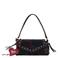 Desigual schoudertas met print donkerbruin
