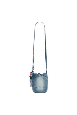 denim telefoontasje blauw
