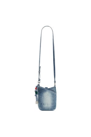 denim telefoontasje blauw