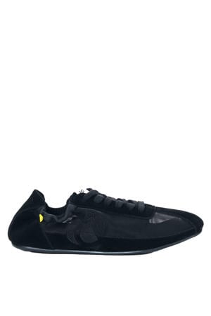 suède sneakers zwart