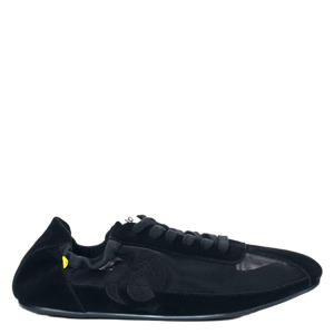 suède sneakers zwart