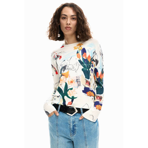 Desigual pullover ecru afbeelding