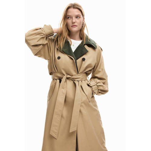 Desigual trenchcoat beige afbeelding