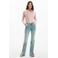 Desigual flared jeans light blue denim