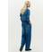 Desigual wide leg regular waist broek medium blue denim