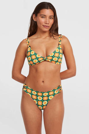 voorgevormde triangel bikini set O'Riginals groen/oranje