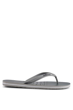 teenslippers grijs/zwart