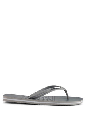 teenslippers grijs/zwart