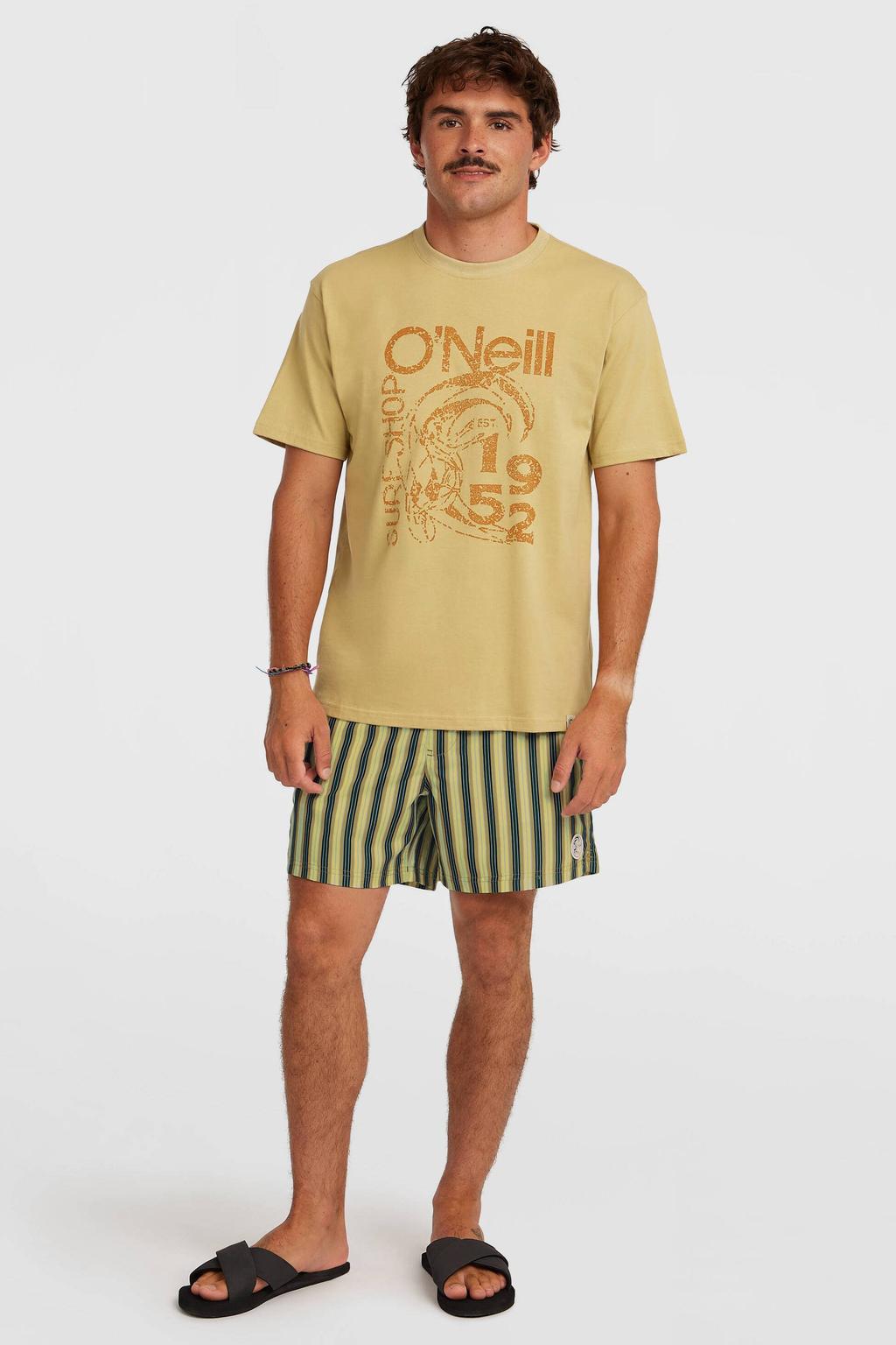 O'Neill zwemshort O'Riginals Stripe 15" geel/blauw